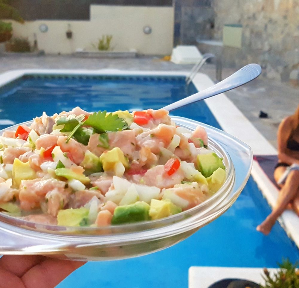 ceviche salmón